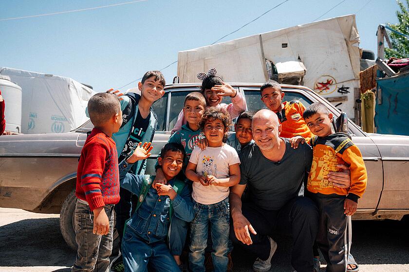 Focusing on the situation of refugees in Lebanon