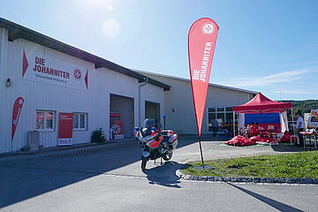 Das Gebäude des Johanniter Ortsverbandes in Peissenberg.