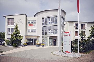 Der Eingang zum Johanniter-Stift Buseck