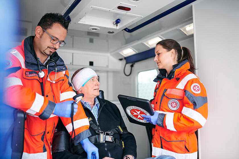 Johanniter-Rettungsdienst im Einsatz