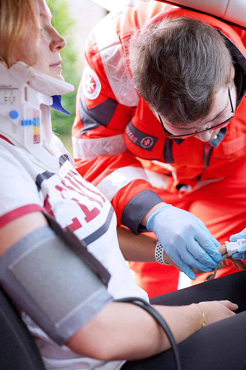 First Responder im Einsatz. 