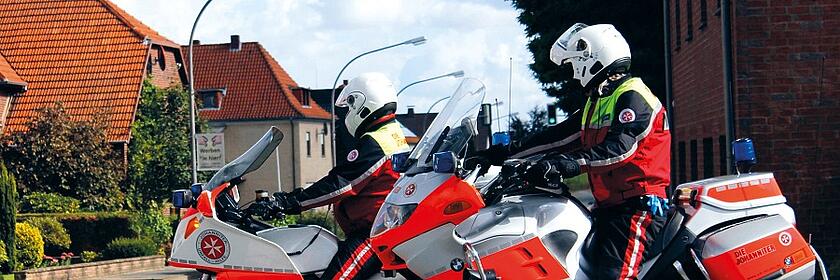 Schnelle Hilfe vor Ort - Die Johanniter-Motorradstaffel