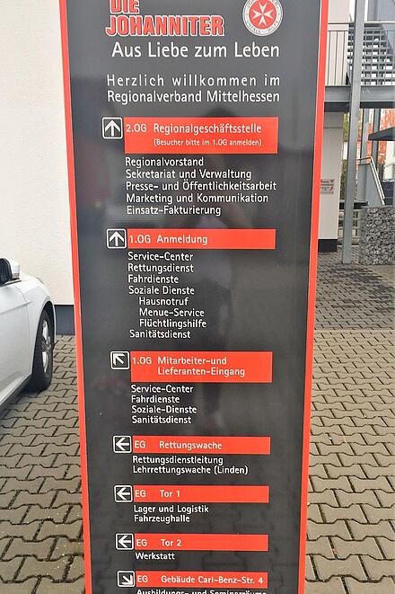 Übersicht Schautafel der Angebote im RV Mittelhessen