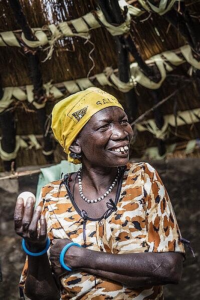 Die Johanniter klären über Hygiene, Ernährung und Umgang mit Trinkwasser in Südsudan auf.