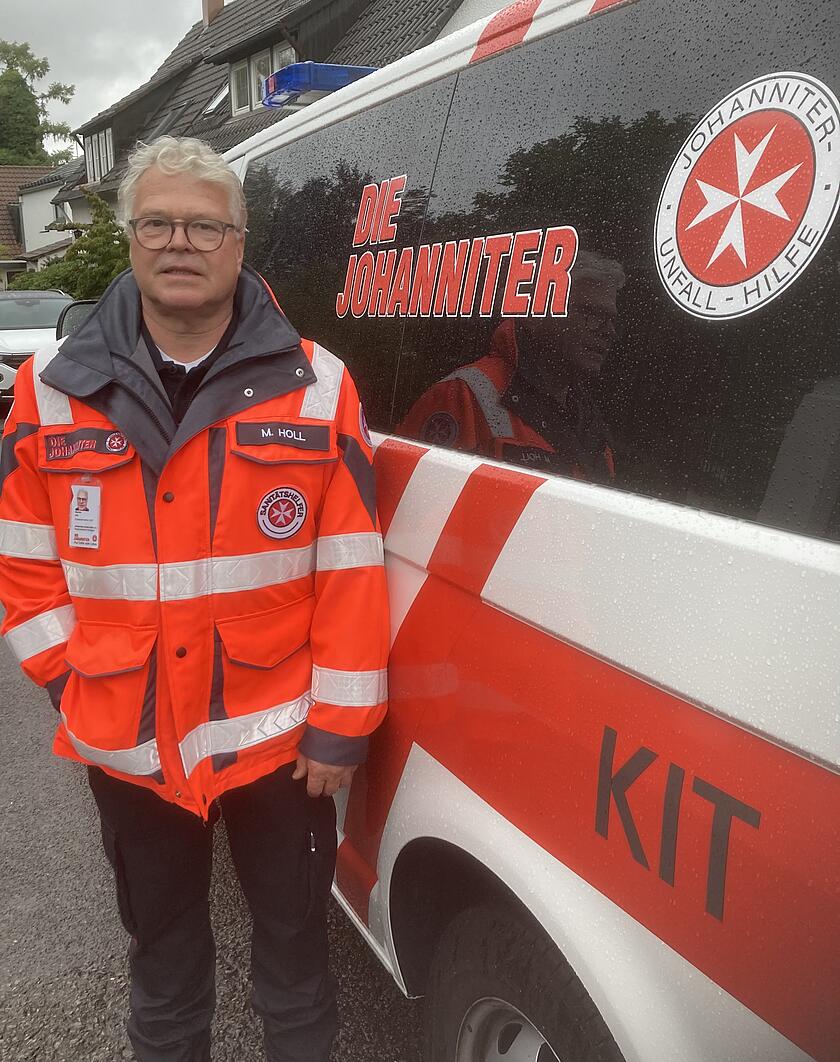 Portrait eines ehrenamtlichen Johanniters