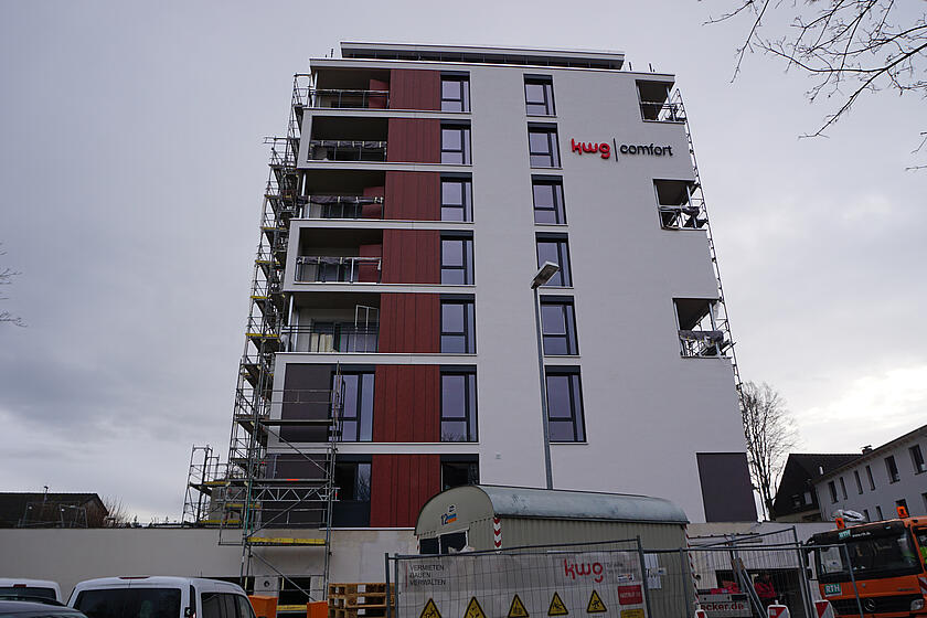 Ein Hochhaus