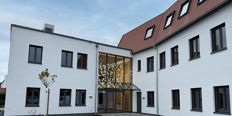 Neubau Landesgeschäftsstelle Haupteingang
